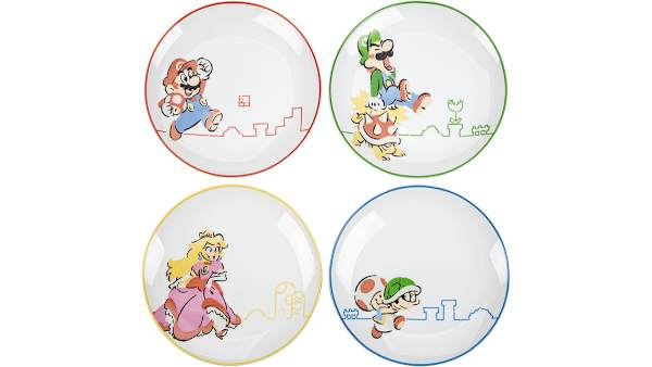 Super Mario™ Home Collection - Ceramic Plates (Set of 4